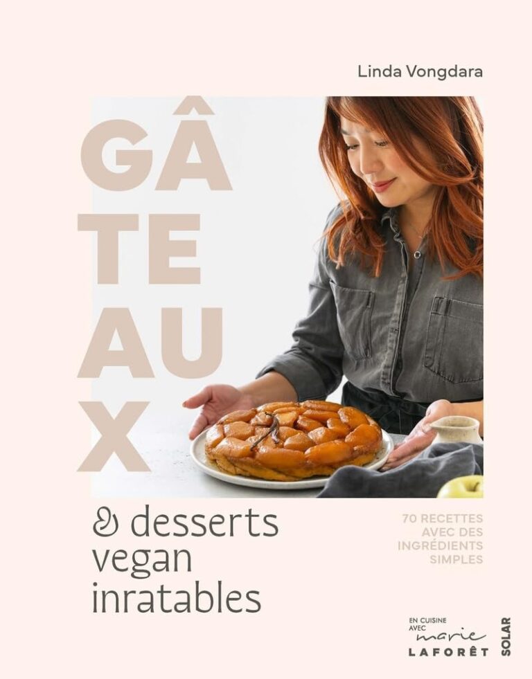 Livre Gâteaux et desserts vegan inratables de Linda Vongdara
